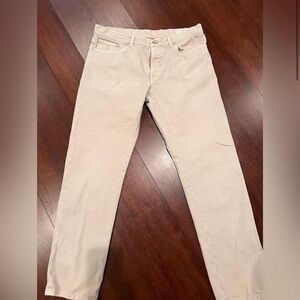 Brunello Cucinelli Off-White Straight Leg Jeans